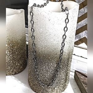Tacori 18" silver small link chain